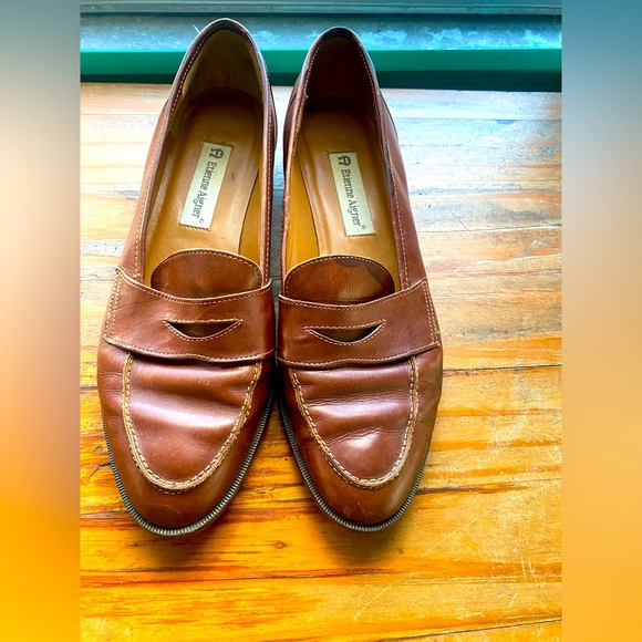 aigner penny loafers